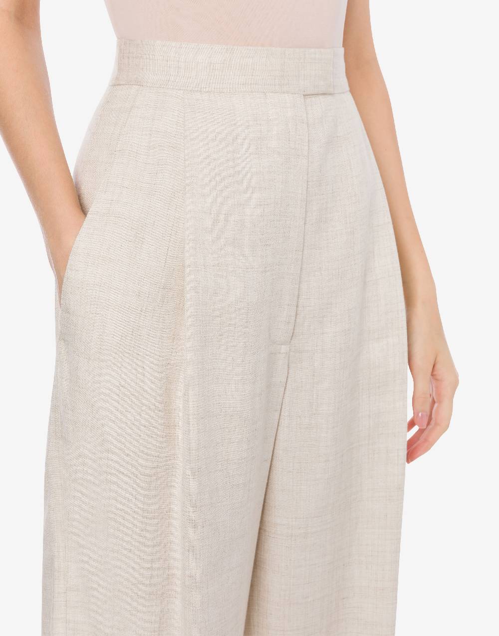 Philosophy Di Lorenzo Serafini Pantalone in tela di misto lino Smaltimento dello stoccaggio