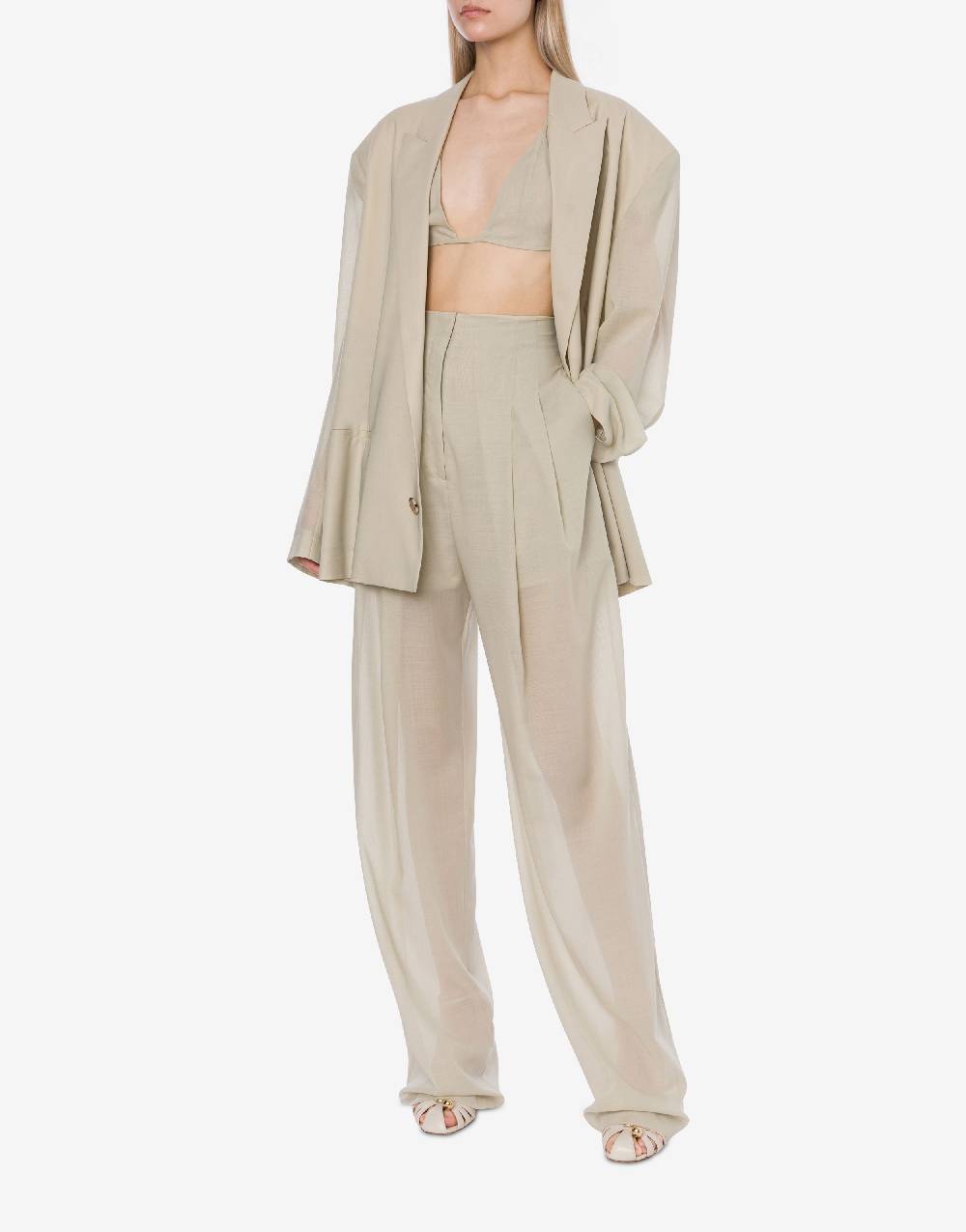 Philosophy Di Lorenzo Serafini Pantalone ampio in voile di lana Latest fashion