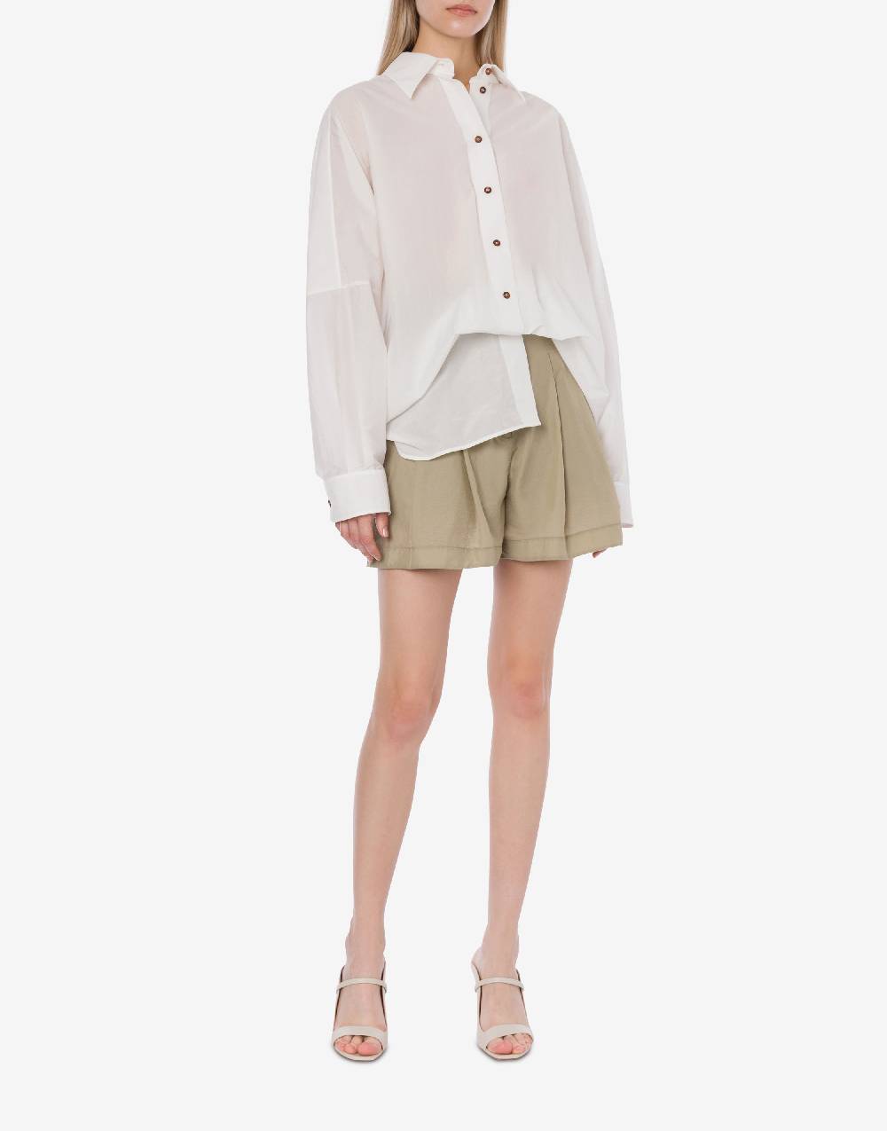 Philosophy Di Lorenzo Serafini Maxi camicia in nylon Lightning offer