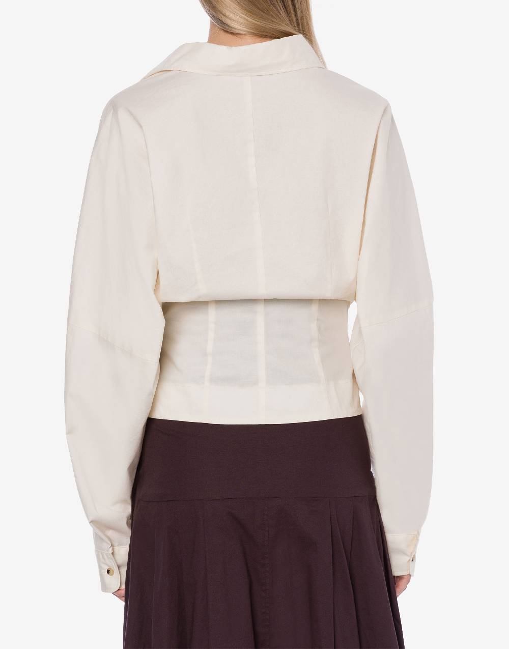 Philosophy Di Lorenzo Serafini Camicia in cotone stretch con bottoni Grandi sconti