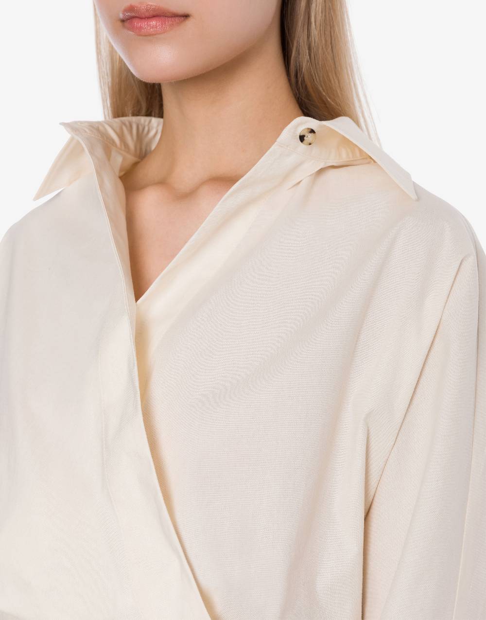 Philosophy Di Lorenzo Serafini Camicia in cotone stretch con bottoni Grandi sconti