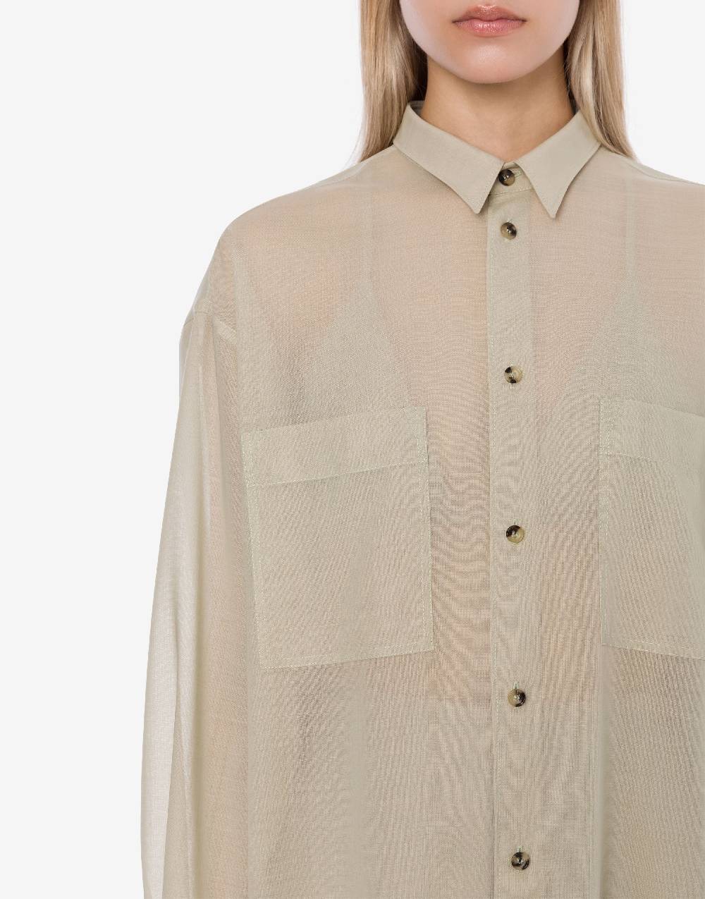 Philosophy Di Lorenzo Serafini Camicia oversize in voile di lana Bestseller