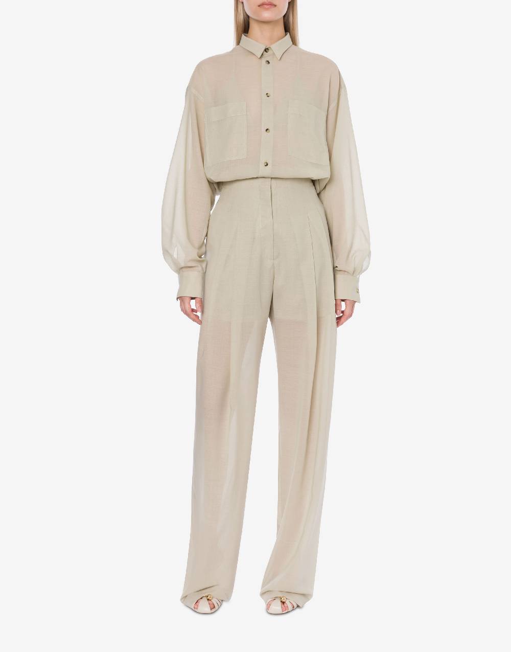 Philosophy Di Lorenzo Serafini Camicia oversize in voile di lana Bestseller