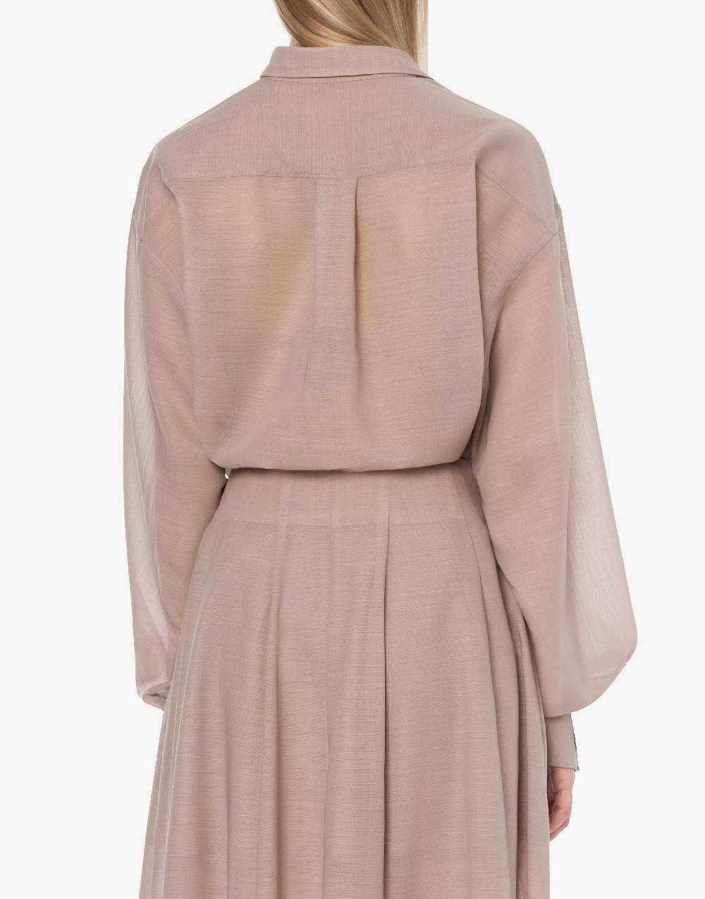 Philosophy Di Lorenzo Serafini Camicia oversize in voile di lana Offerte stagionali