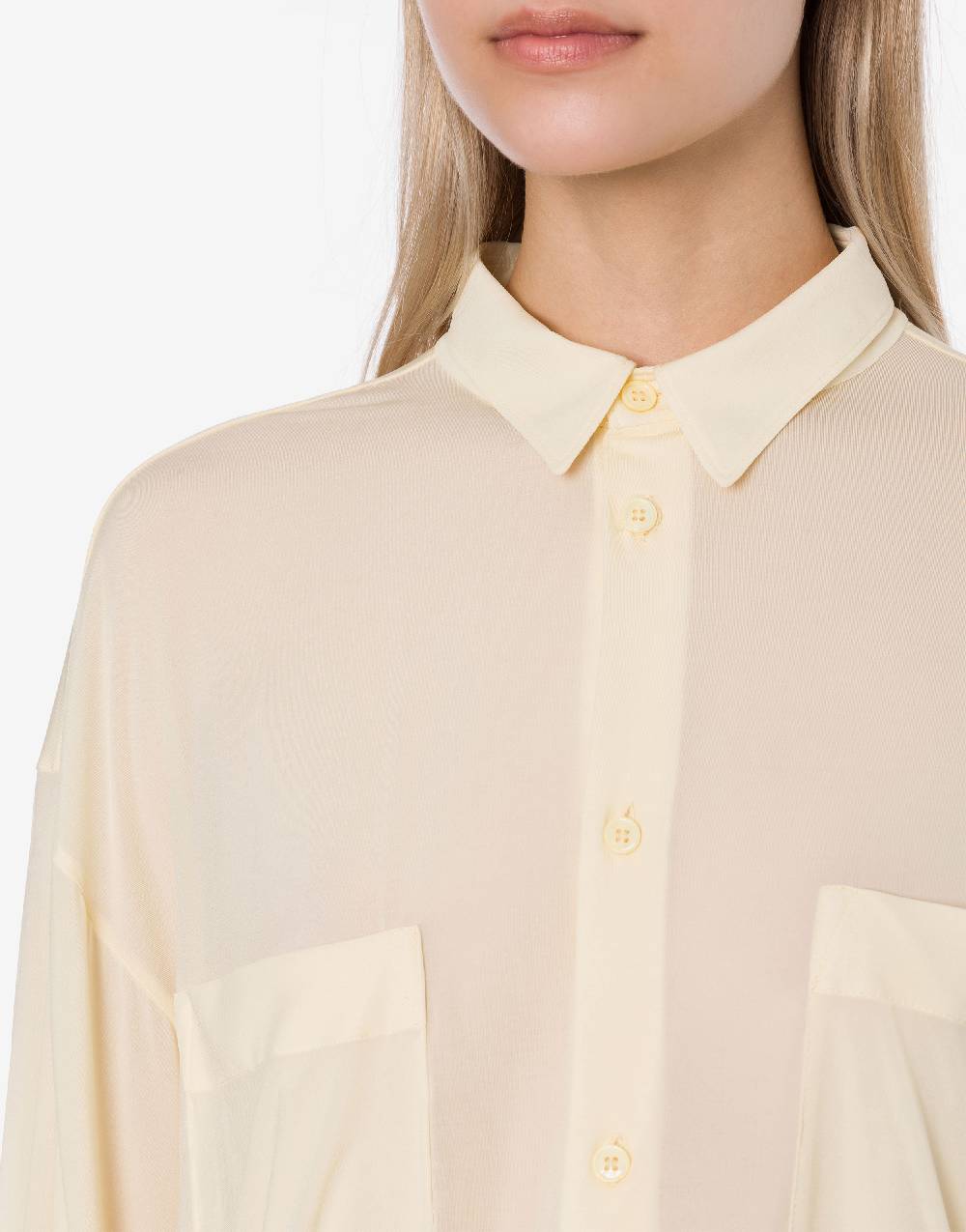 Philosophy Di Lorenzo Serafini Camicia oversize in jersey stretch Liquidazione