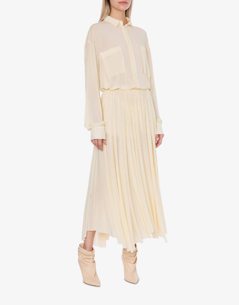 Philosophy Di Lorenzo Serafini Camicia oversize in jersey stretch Liquidazione