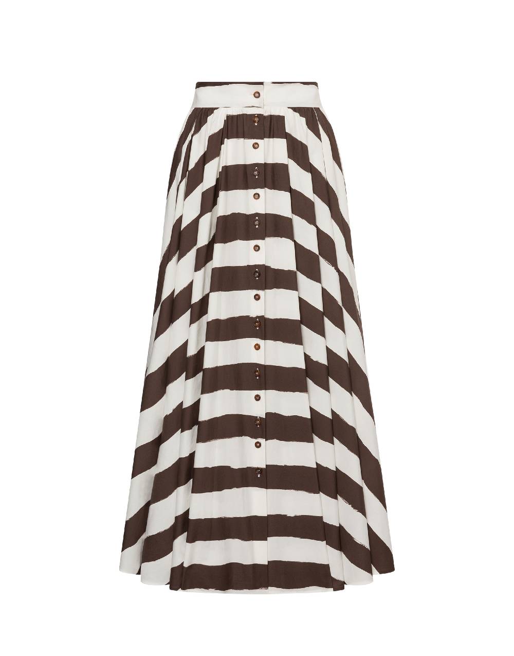 Philosophy Di Lorenzo Serafini Gonna lunga a righe in cotone stretch Sconti VIP