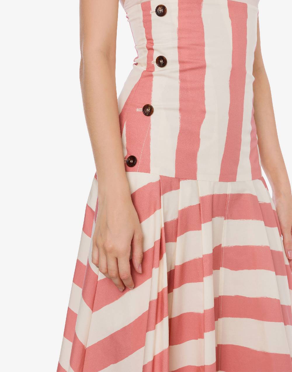 Philosophy Di Lorenzo Serafini Gonna a righe in cotone stretch Ritorno libero