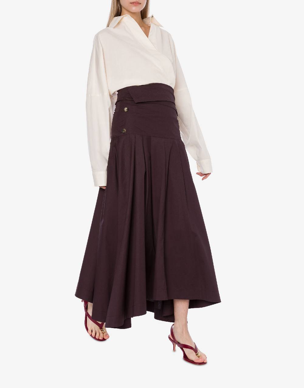 Philosophy Di Lorenzo Serafini Gonna longuette in cotone stretch Rilascio limitato