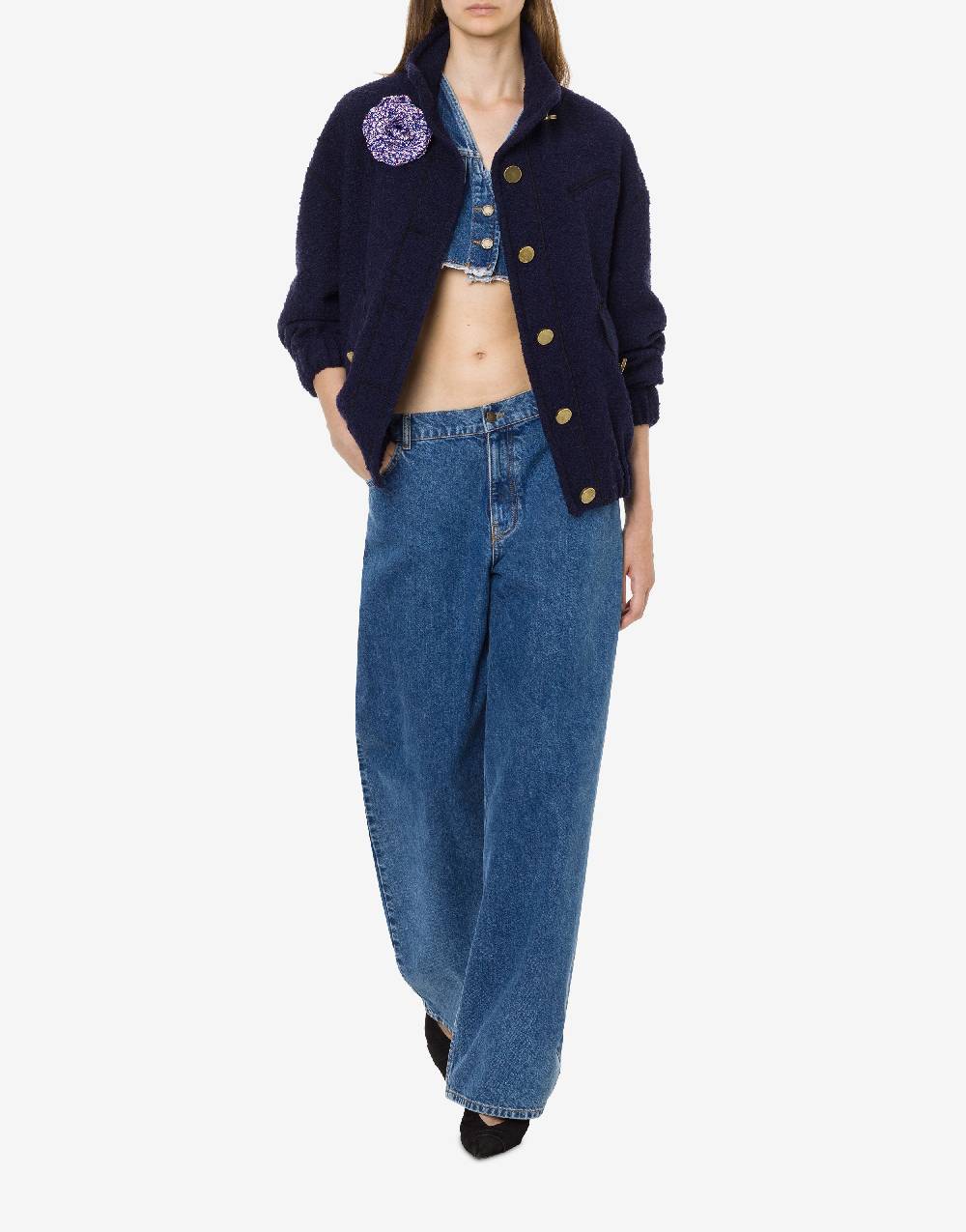 Philosophy Di Lorenzo Serafini Pantalone oversize in denim Latest stili