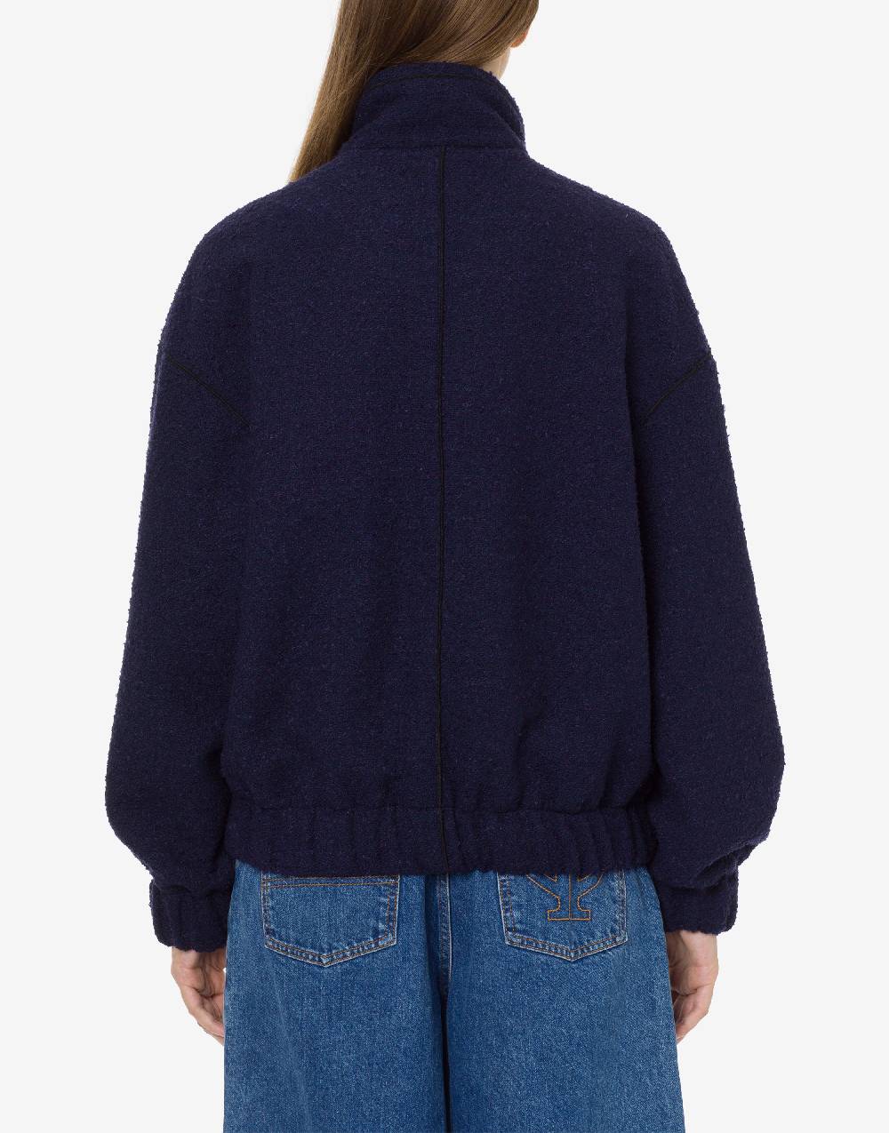 Philosophy Di Lorenzo Serafini Bomber in stuoia bouclé Ultimo giorno