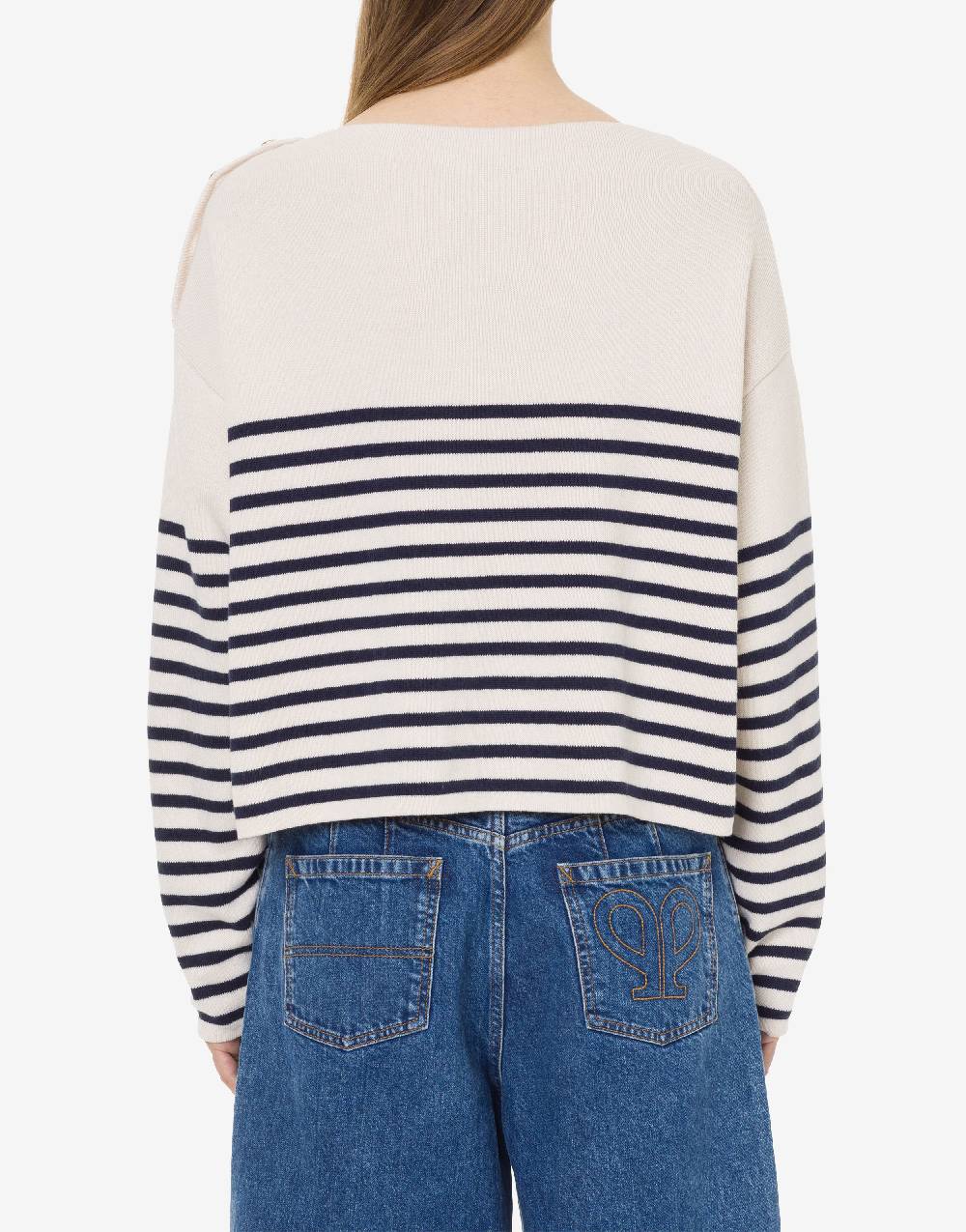 Philosophy Di Lorenzo Serafini Maglione in lana e cotone con logo Fino al 60% di sconto