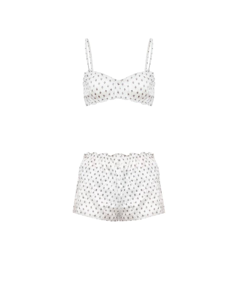 Philosophy Di Lorenzo Serafini Set 2 pezzi in jacquard con fiori all over Offerta speciale della fabbrica