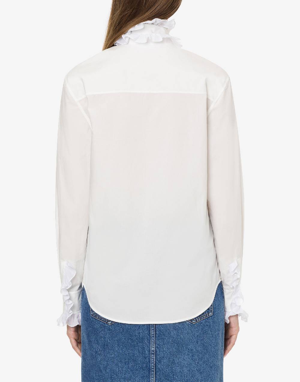 Philosophy Di Lorenzo Serafini Camicia in popeline con ruches Duty-free