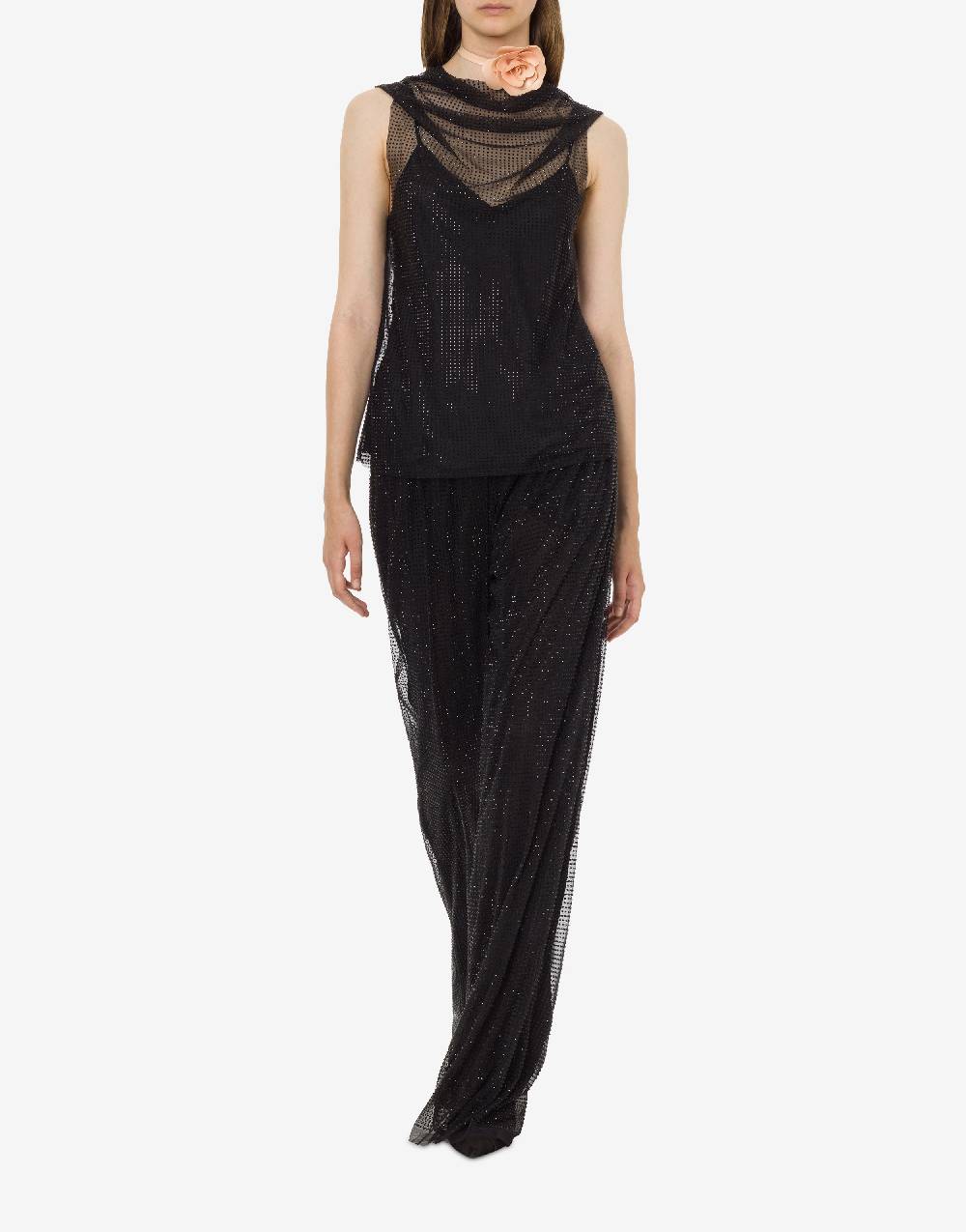 Philosophy Di Lorenzo Serafini Top in tulle con strass 50% di sconto per tempo limitato