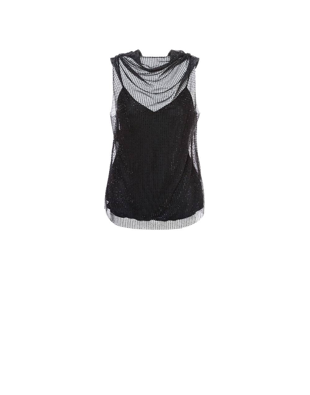 Philosophy Di Lorenzo Serafini Top in tulle con strass 50% di sconto per tempo limitato