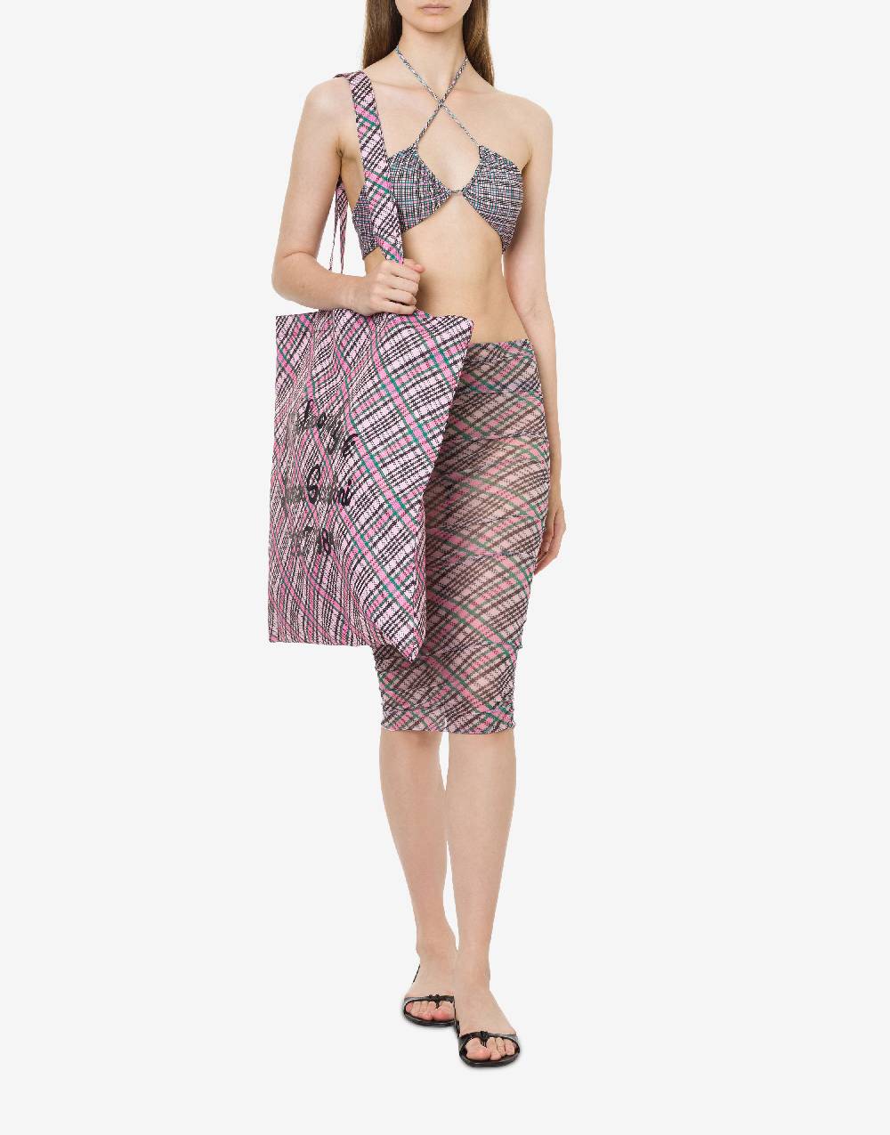 Philosophy Di Lorenzo Serafini Bikini con stampa Check Nuovo