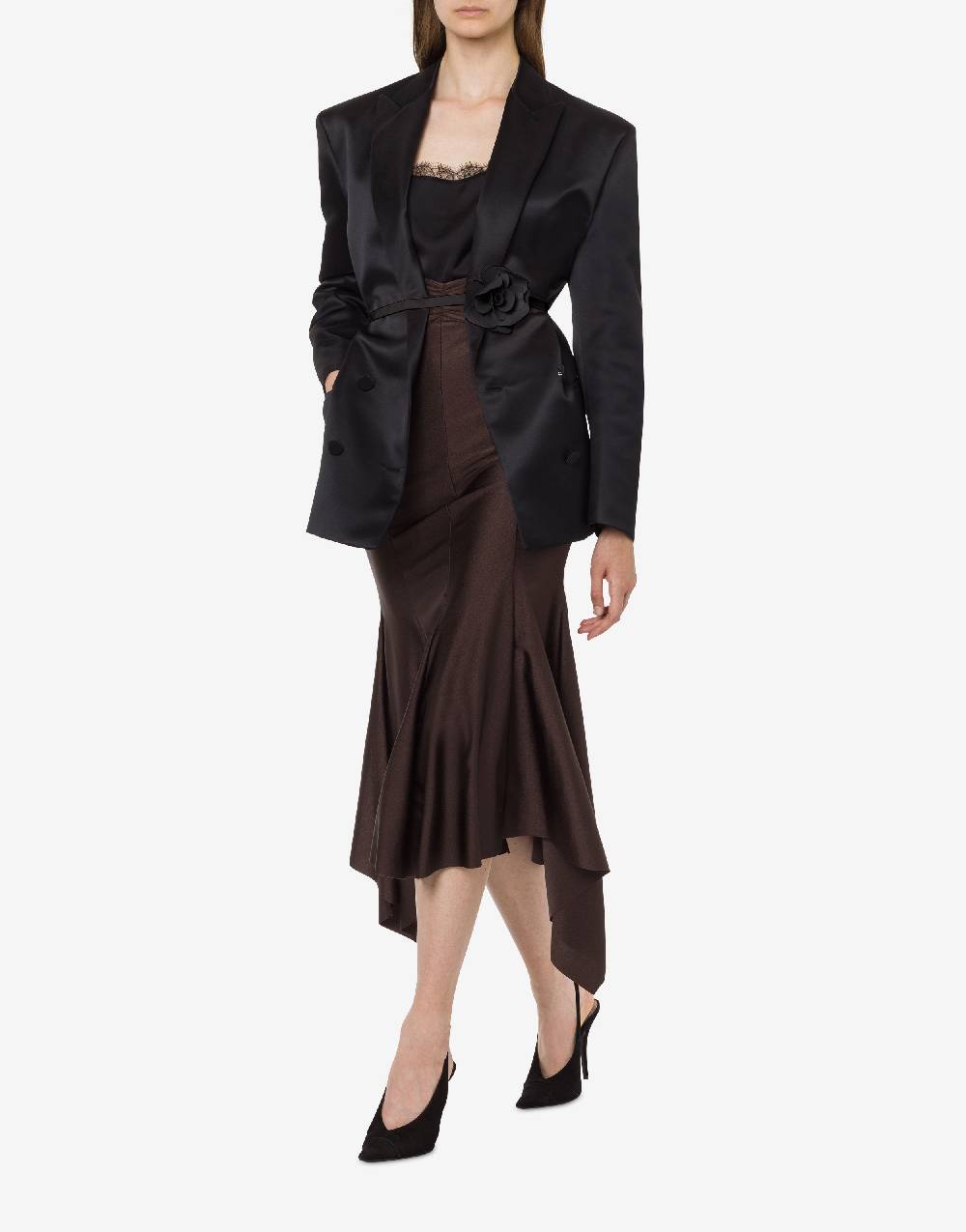 Philosophy Di Lorenzo Serafini Giacca oversize in duchesse Pezzi Unici