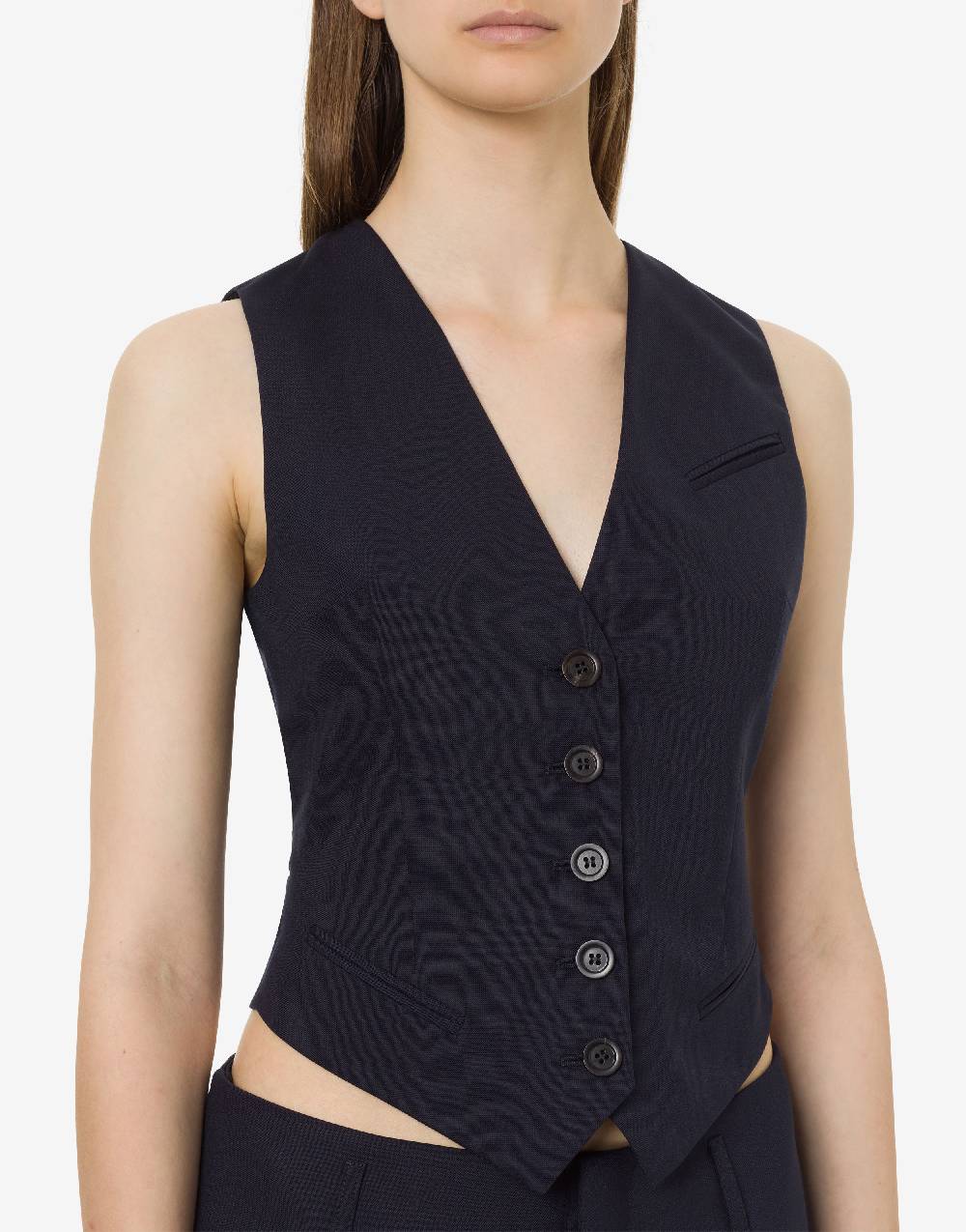 Philosophy Di Lorenzo Serafini Gilet in lana leggera stretch Qualità Garantita
