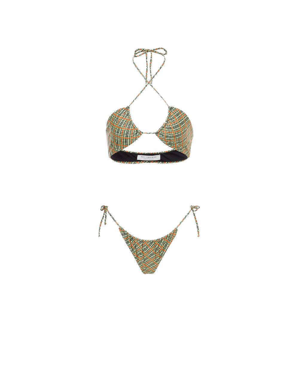 Philosophy Di Lorenzo Serafini Bikini con stampa Check Negozi Online