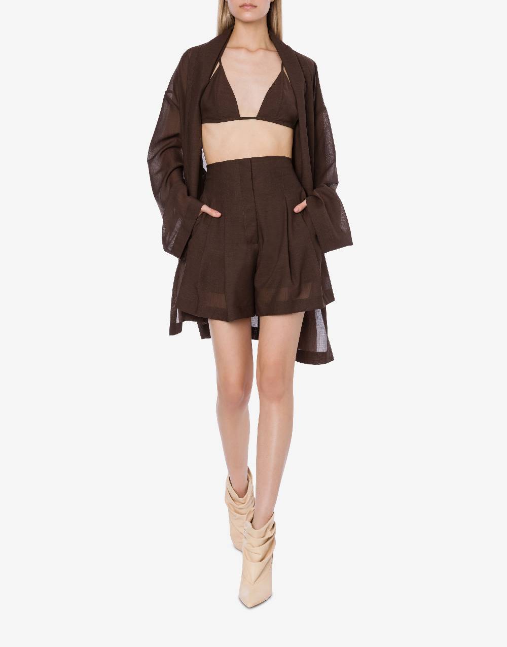 Philosophy Di Lorenzo Serafini Bra in voile di lana Vendita Calda