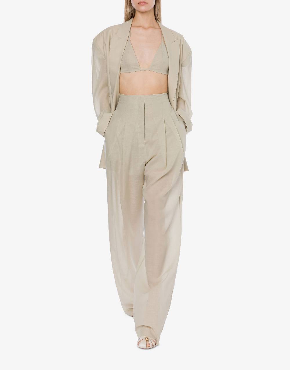 Philosophy Di Lorenzo Serafini Bra in voile di lana Saldi Di Fabbrica