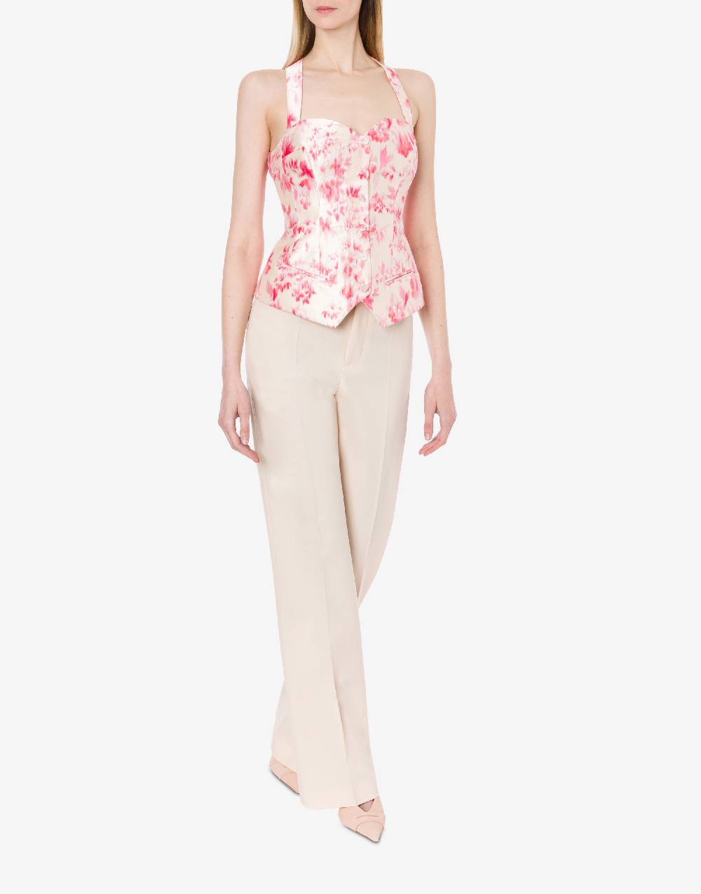 Philosophy Di Lorenzo Serafini Top in radzmir con stampa fiori Negozio