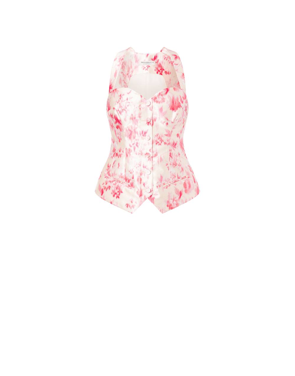 Philosophy Di Lorenzo Serafini Top in radzmir con stampa fiori Negozio