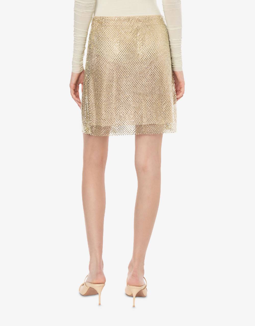 Philosophy Di Lorenzo Serafini Gonna in rete con strass Nuova