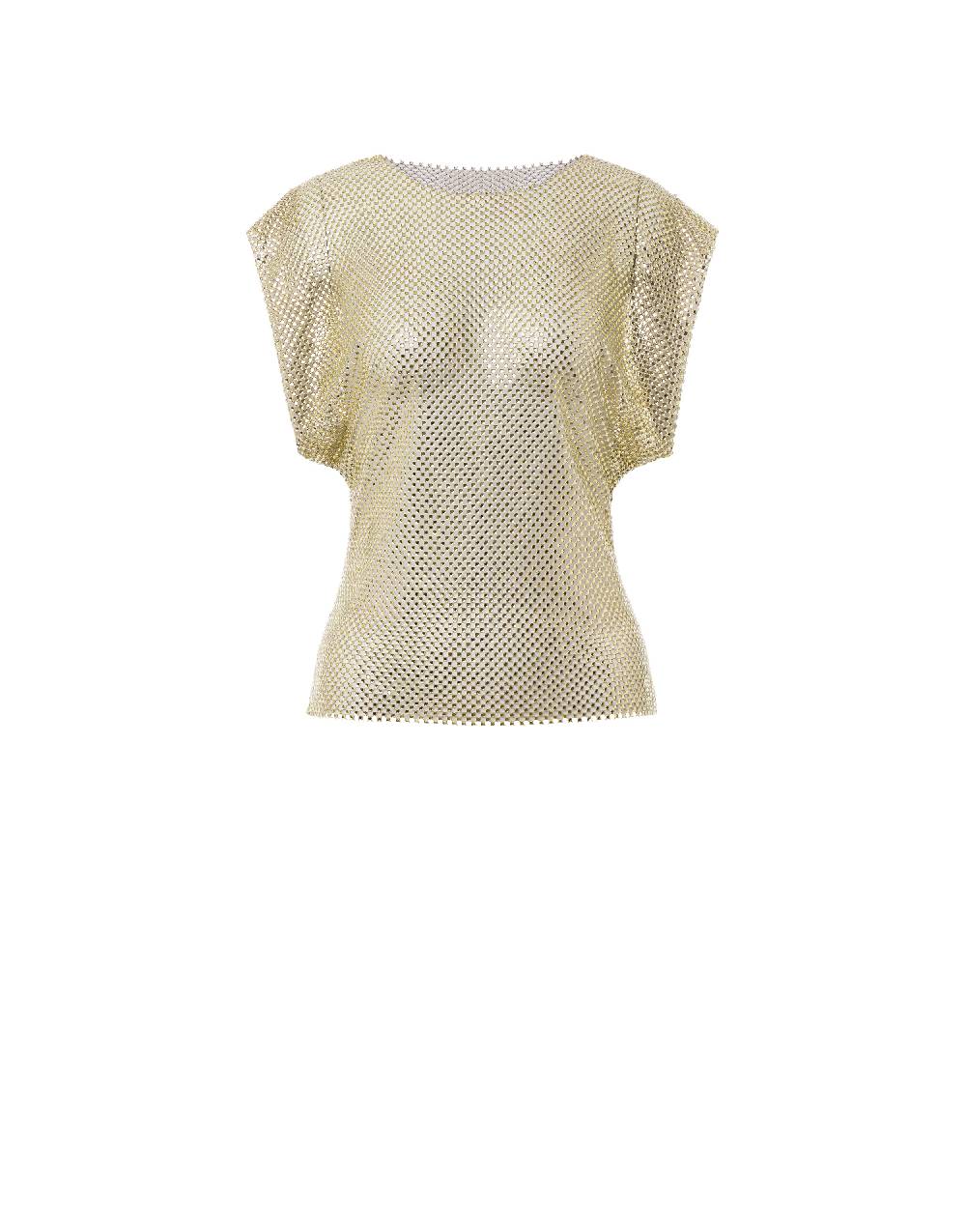 Philosophy Di Lorenzo Serafini Top in rete con strass Moda