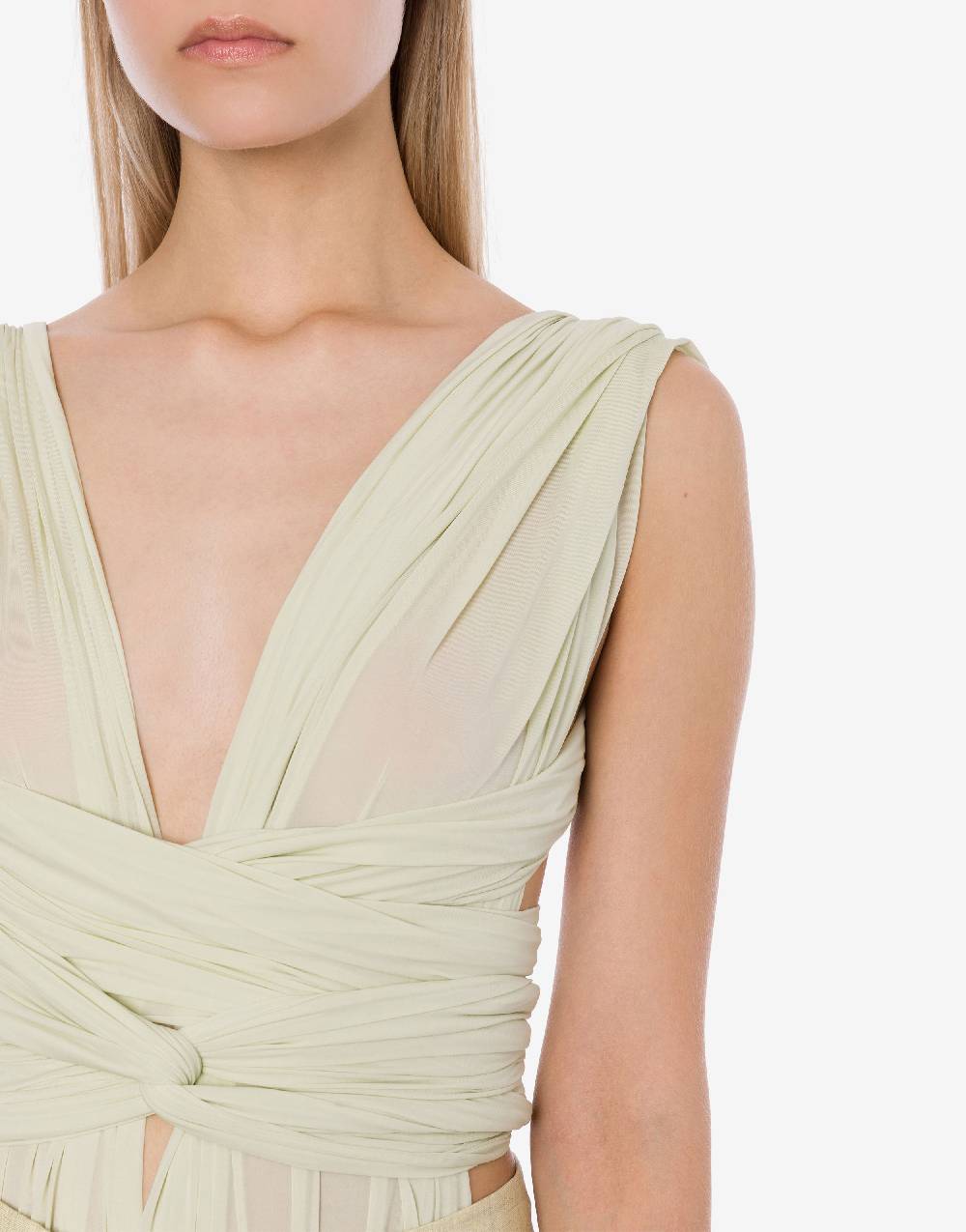 Philosophy Di Lorenzo Serafini Body in jersey con drappi Comprare a buon mercato