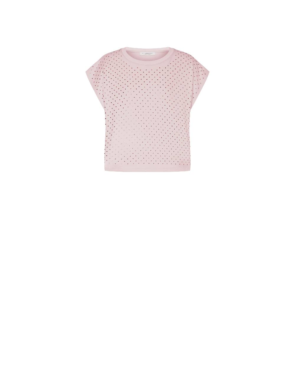 Philosophy Di Lorenzo Serafini T-shirt in jersey con strass Offerta per la Festa della Mamma