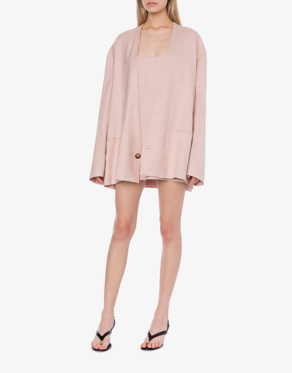 Philosophy Di Lorenzo Serafini Giacca oversize in tela misto lino Latest fashion