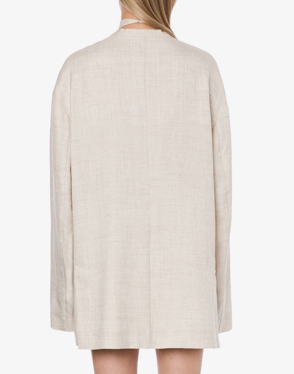 Philosophy Di Lorenzo Serafini Giacca oversize in tela misto lino Offerta temporanea