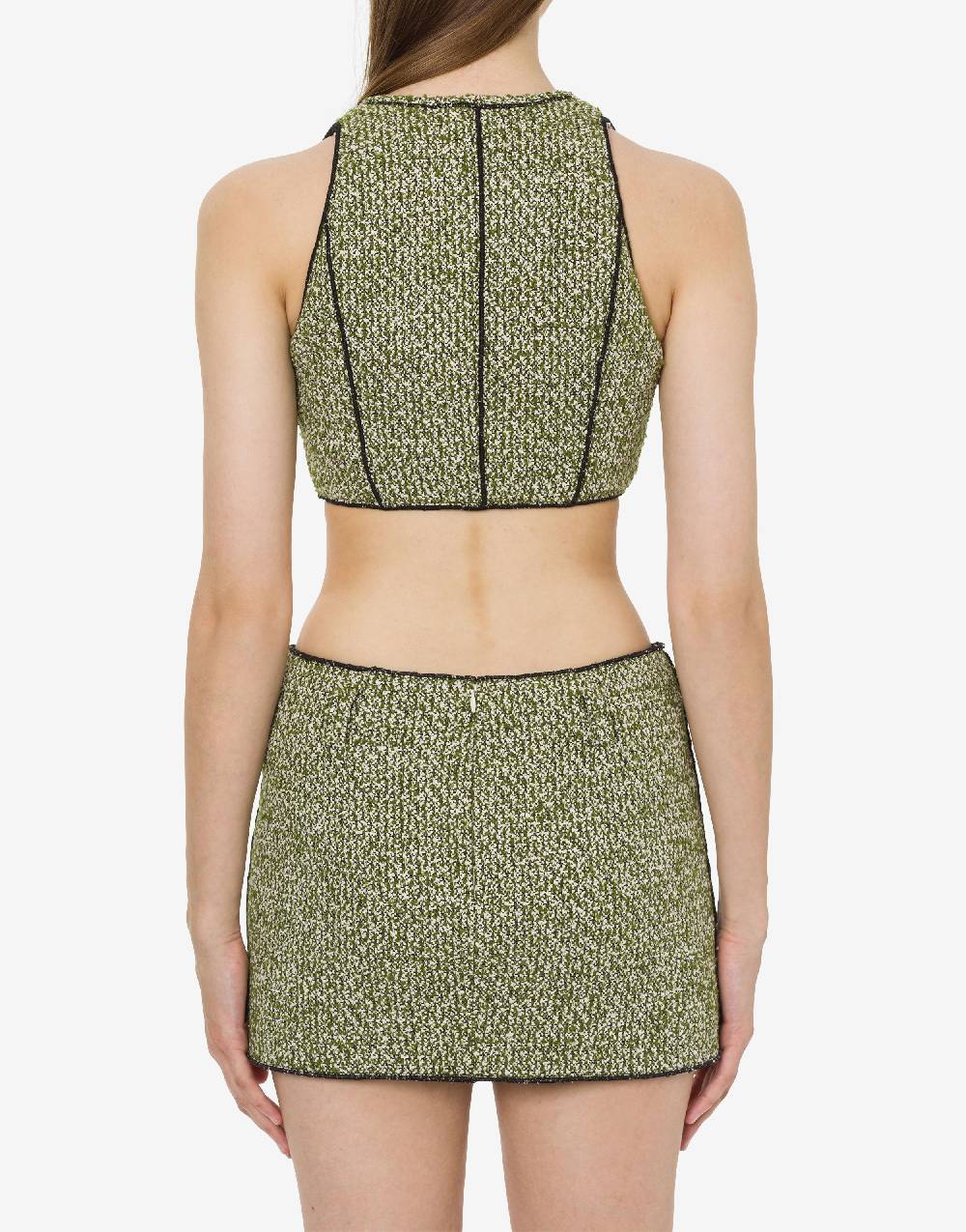 Philosophy Di Lorenzo Serafini Micro top in stuoia bouclé Liquidazione