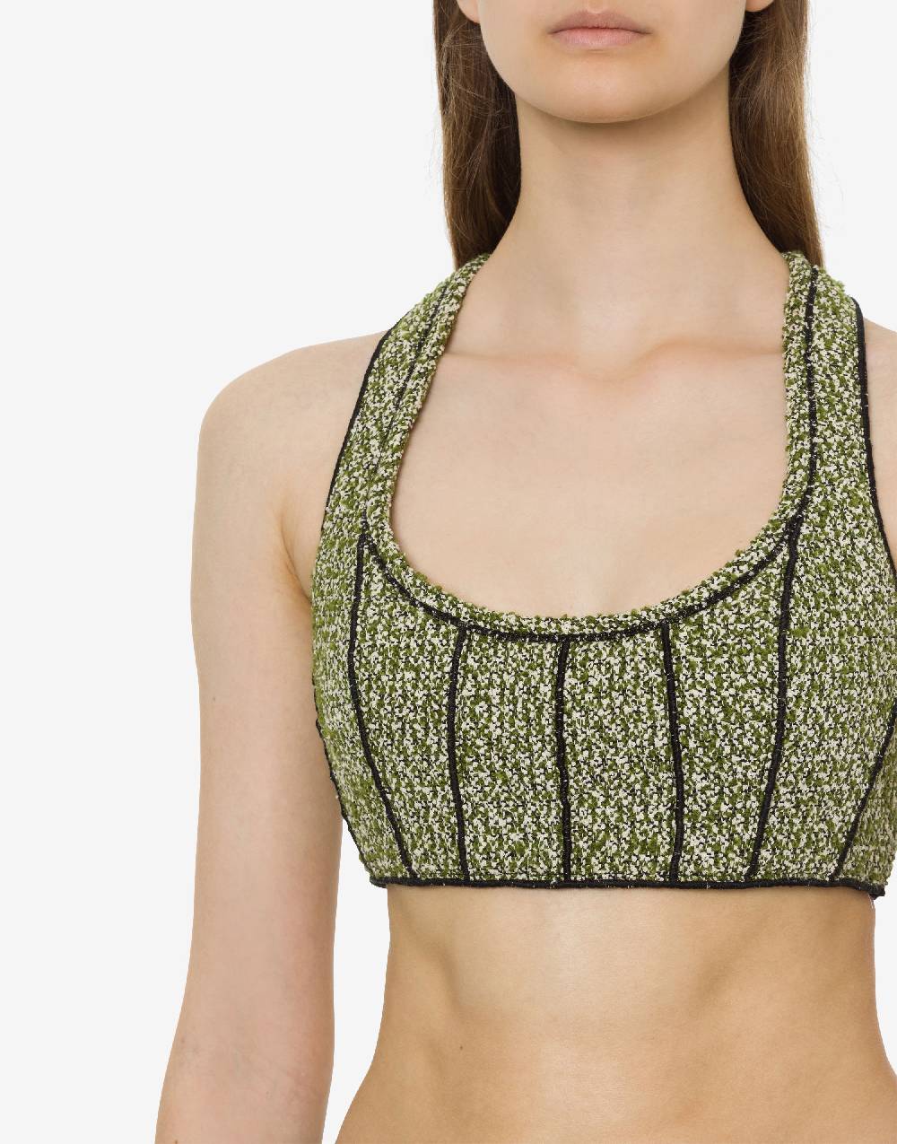 Philosophy Di Lorenzo Serafini Micro top in stuoia bouclé Liquidazione