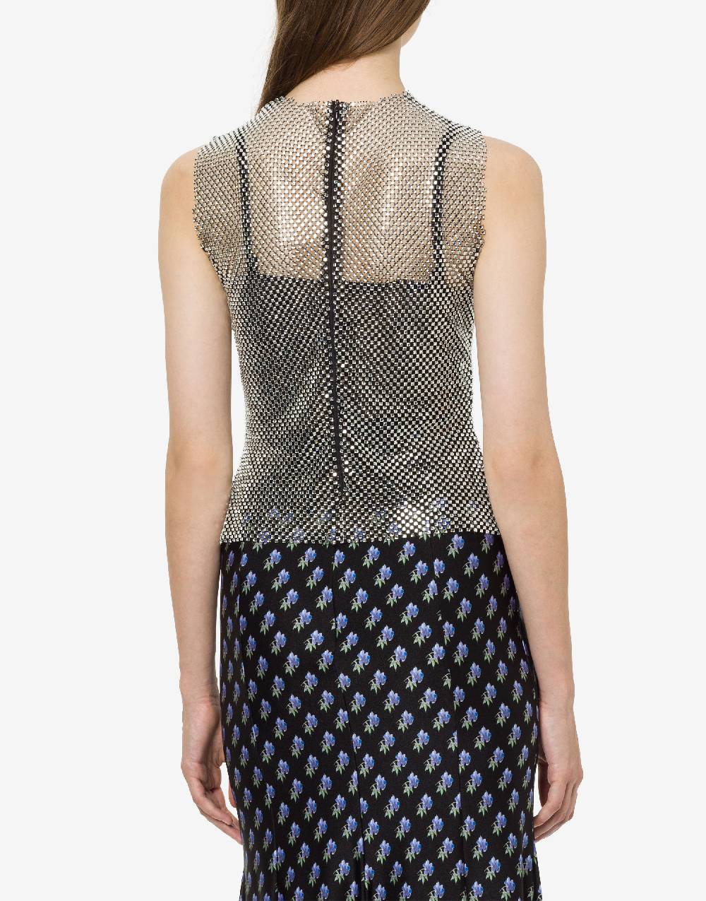 Philosophy Di Lorenzo Serafini Crop top in rete con strass Offerte speciali