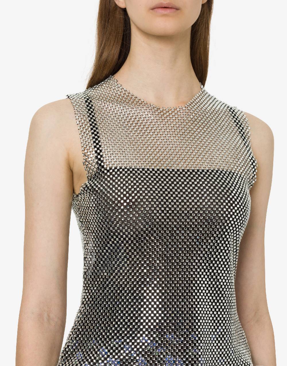 Philosophy Di Lorenzo Serafini Crop top in rete con strass Offerte speciali