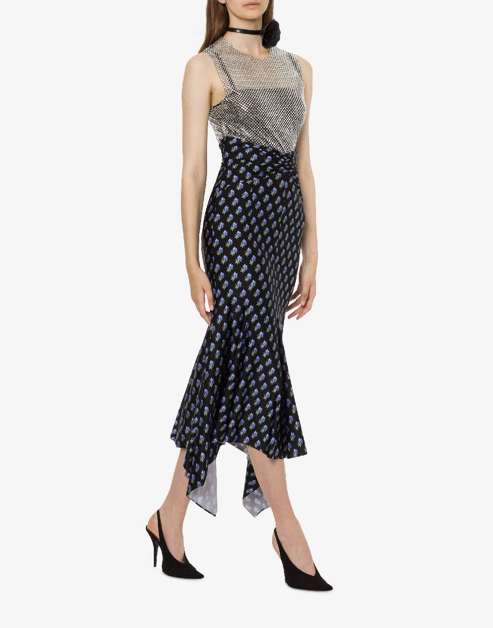Philosophy Di Lorenzo Serafini Crop top in rete con strass Offerte speciali