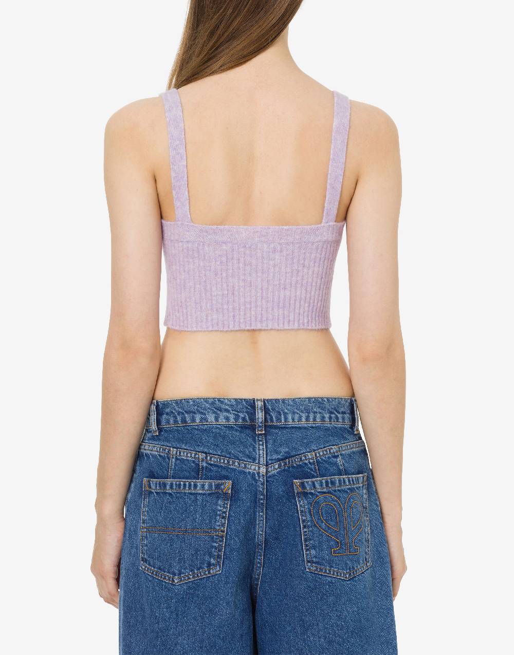 Philosophy Di Lorenzo Serafini Crop top in baby alpaca e lana Doppia P Enormi risparmi