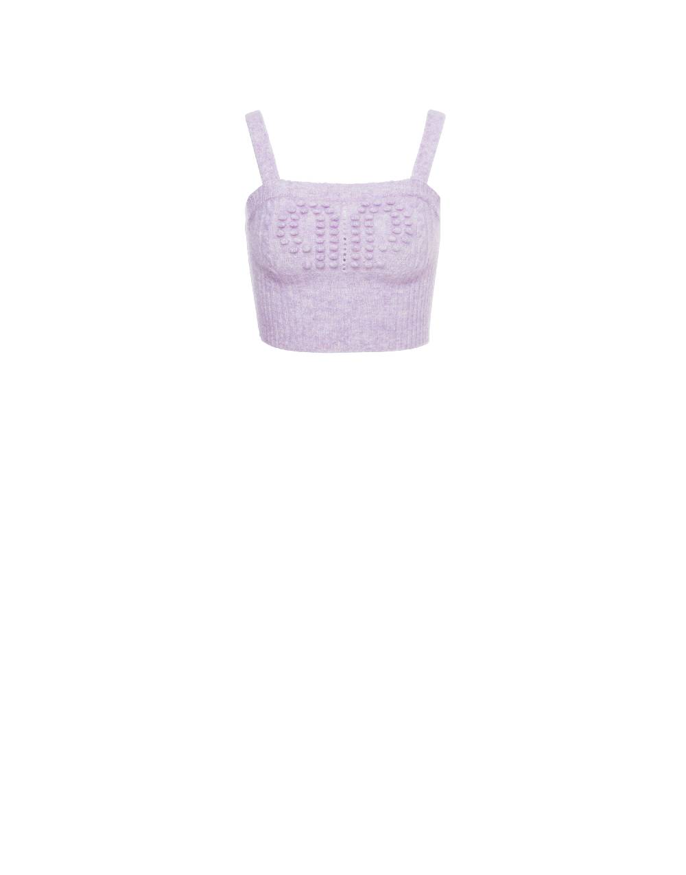 Philosophy Di Lorenzo Serafini Crop top in baby alpaca e lana Doppia P Enormi risparmi