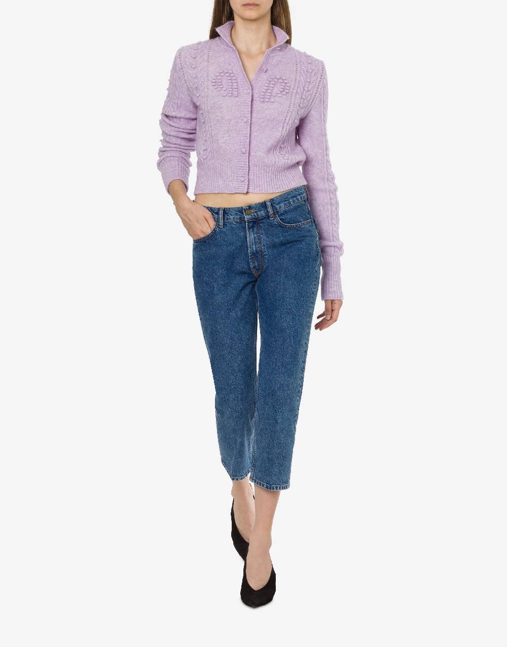 Philosophy Di Lorenzo Serafini Cardigan in baby alpaca e lana Doppia P Ritorno libero