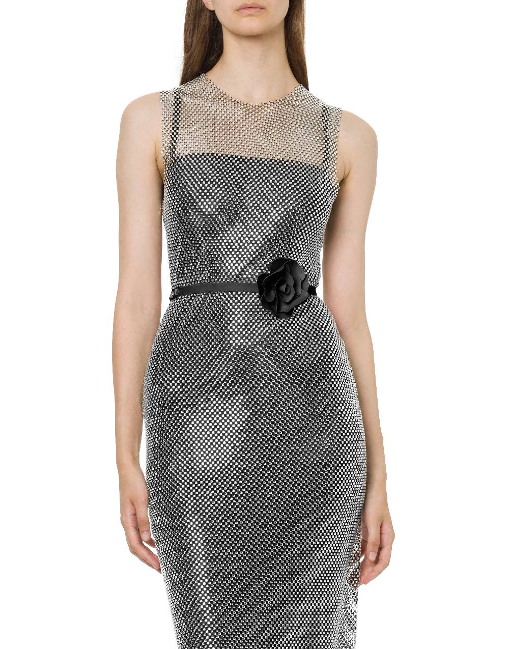 Philosophy Di Lorenzo Serafini Cintura con fiore in latex Fino al 65% di sconto