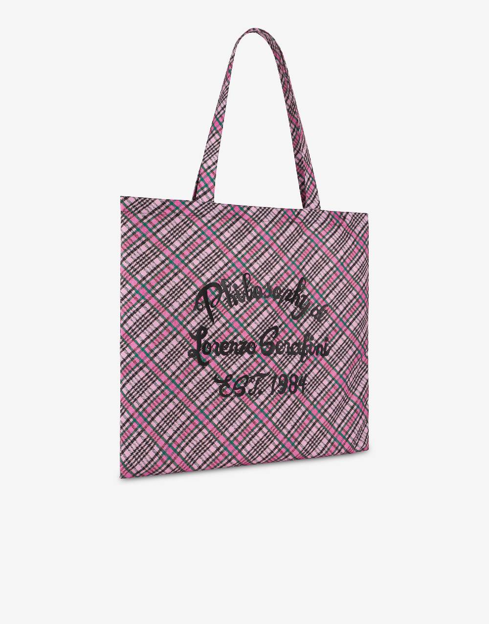 Philosophy Di Lorenzo Serafini Shopper beachwear con stampa Check Only for today