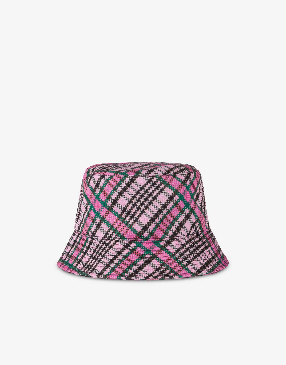 Philosophy Di Lorenzo Serafini Cappello beachwear con stampa Check Discount Store per i nuovi prodotti