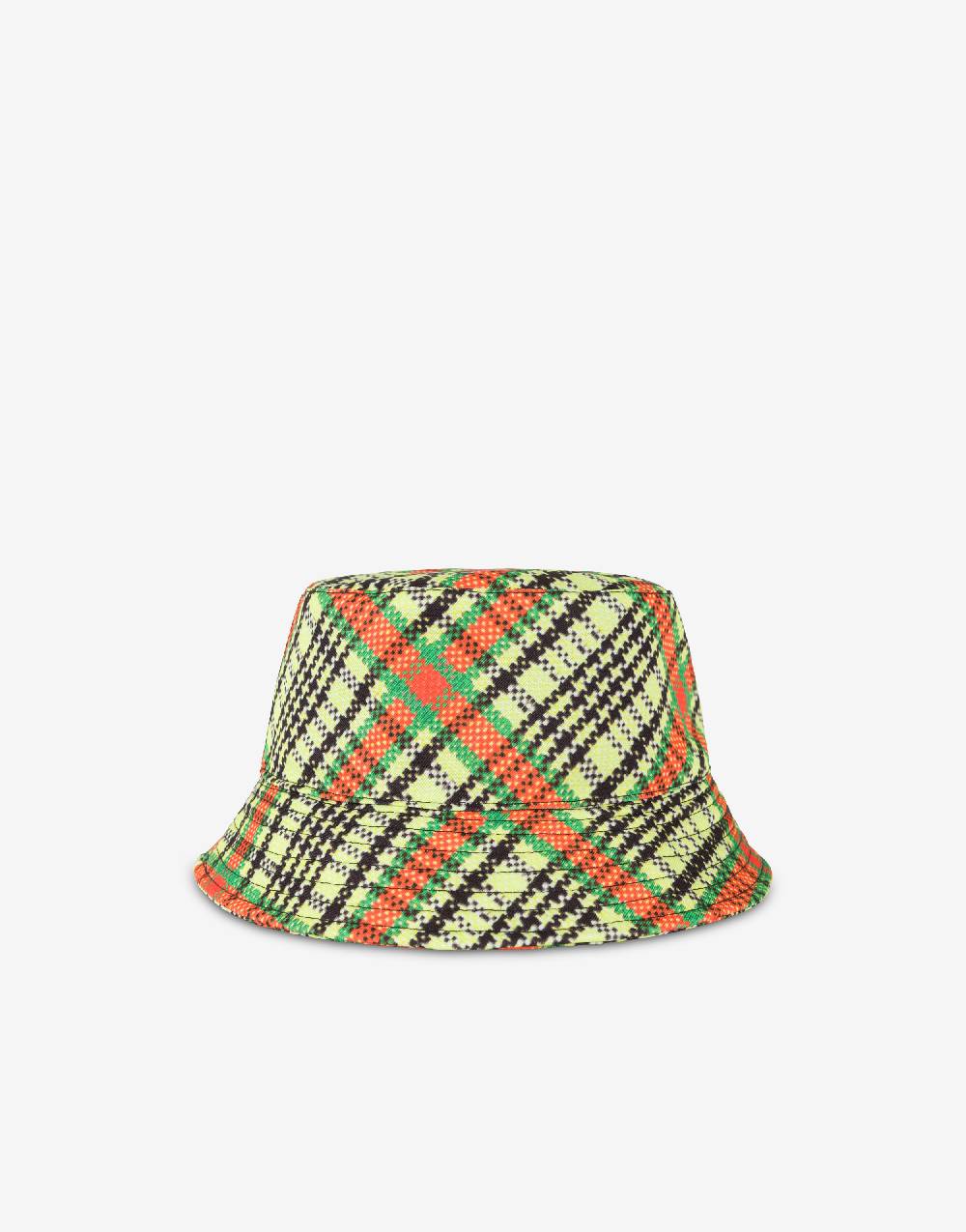 Philosophy Di Lorenzo Serafini Cappello beachwear con stampa Check Solo un giorno rimasto