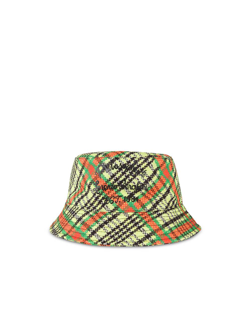 Philosophy Di Lorenzo Serafini Cappello beachwear con stampa Check Solo un giorno rimasto