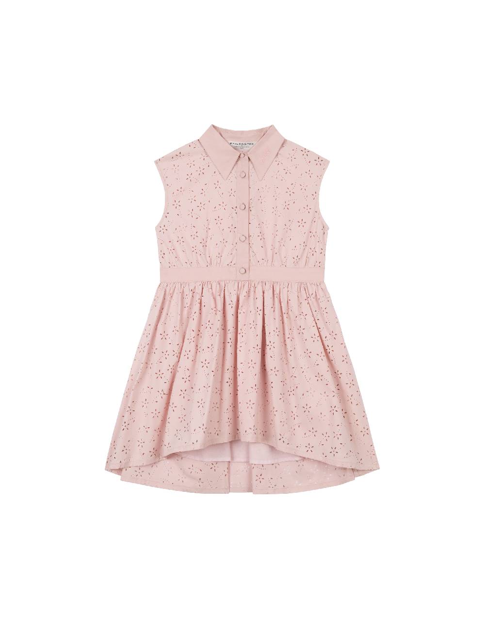 Philosophy Di Lorenzo Serafini Kids abito in cotone con motivo floreale Esporta salva