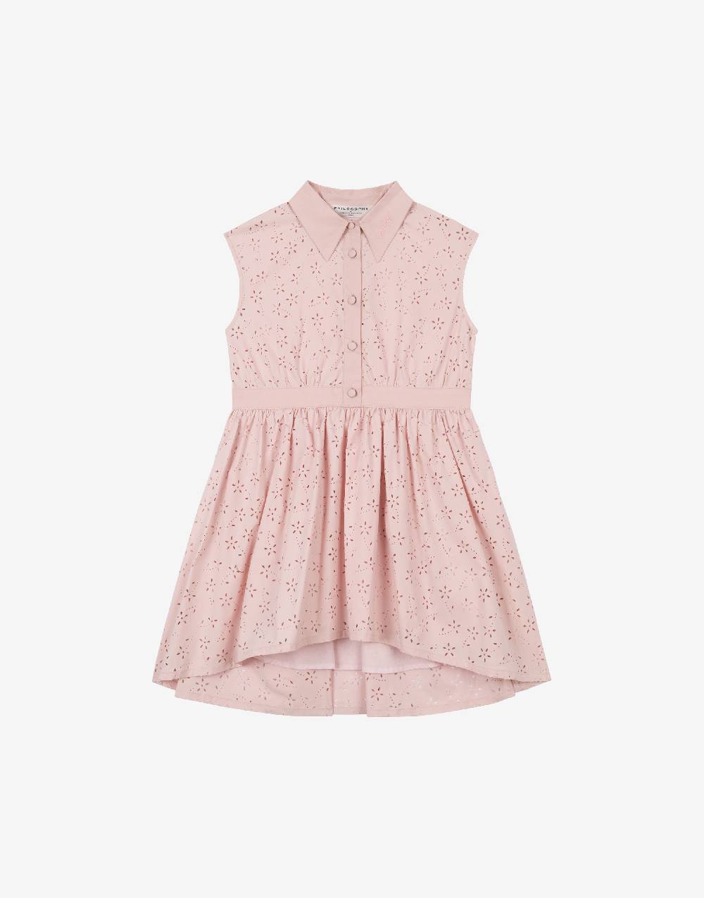 Philosophy Di Lorenzo Serafini Kids abito in cotone con motivo floreale Esporta salva