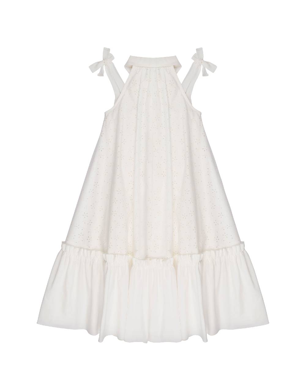 Philosophy Di Lorenzo Serafini Kids abito ad A in cotone con motivo floreale Duty-free